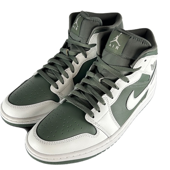 Size 9.5 - Air Jordan 1 Mid Summit White/Vintage NWT main image 12
